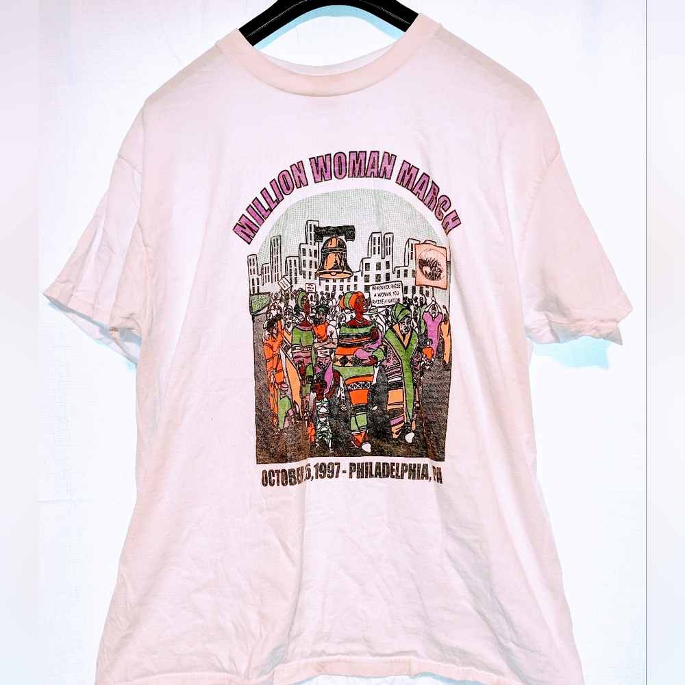 Vintage 1997 Million Woman March Tshirt
